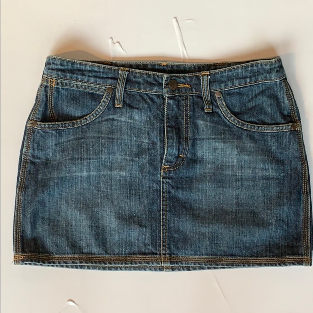 Wrangler mini skirt one of a kind!